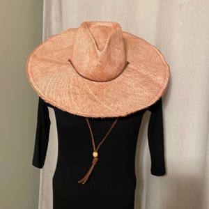 Straw hat from Anthropologie